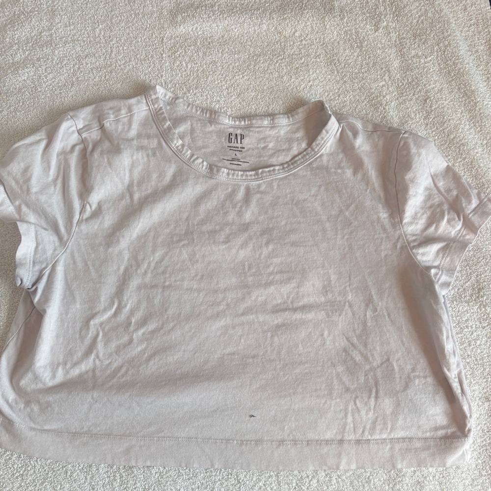 GAP White Crop Top